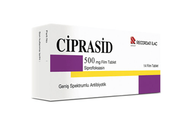CIPRASID 500 MG 14 FILM TABLET